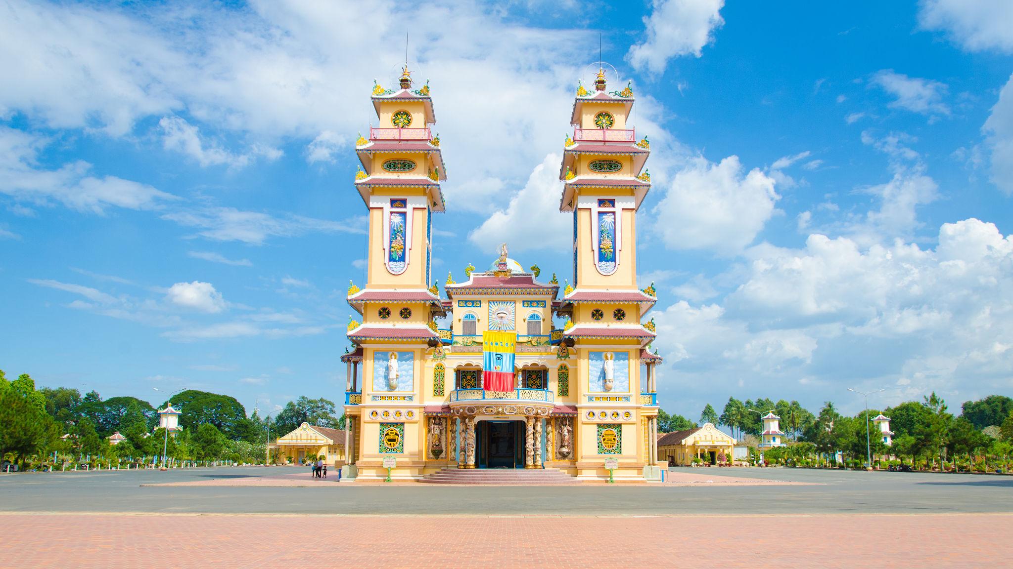 Cao Dai Holy See in Tay Ninh